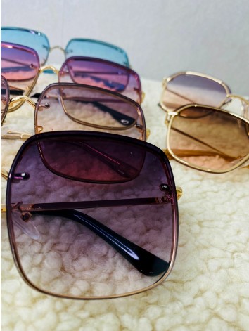 Dámske fialové slnečné okuliare