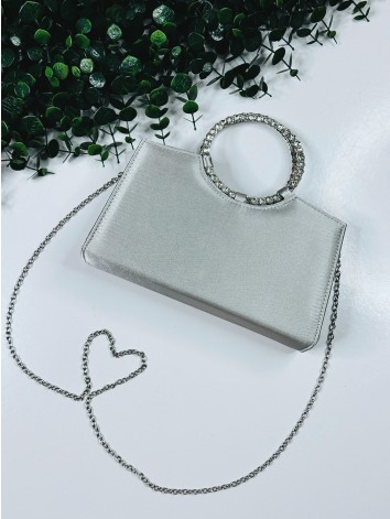 Dámska elegantná spoločenská kabelka s kamienkami Lelia