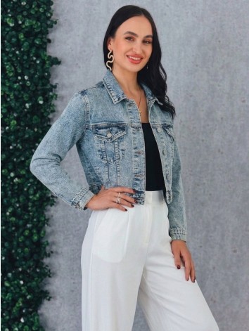 Dámska modrá džínsová bunda Amela