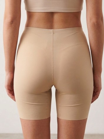 Dámske béžové elastické sťahovacie prádlo s vysokým pásom Luiana