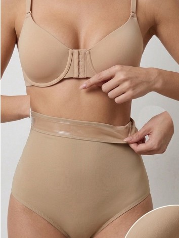 Dámske béžové sťahovacie prádlo s vysokým pásom