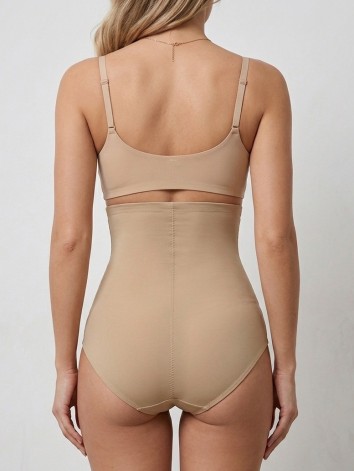 Dámske béžové sťahovacie prádlo s vysokým pásom