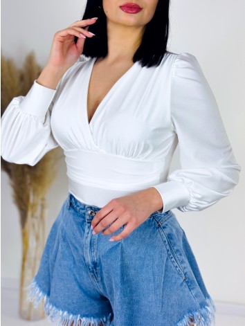 Dámske biele body LUXY