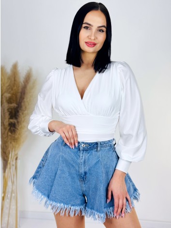 Dámske biele body LUXY