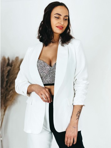Dámske biele sako pre moletky Morella