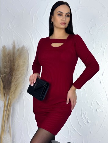 Dámske bordové šaty Leise