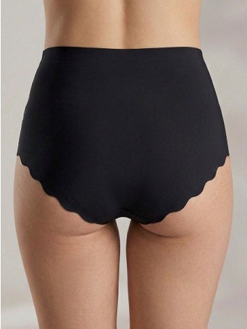 Dámske čierne elastické sťahovacie prádlo s vlnkovým efektom