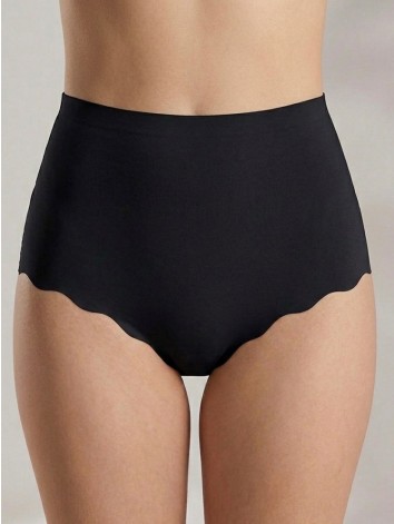 Dámske čierne elastické sťahovacie prádlo s vlnkovým efektom