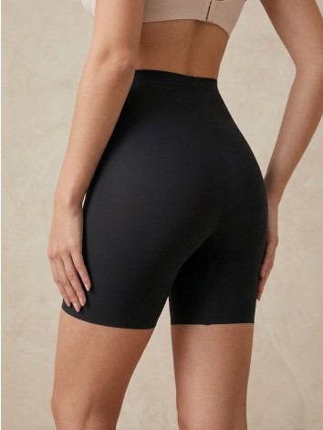 Dámske čierne elastické sťahovacie prádlo s vysokým pásom Luiana