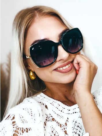 Dámske čierne slnečné okuliare Olea