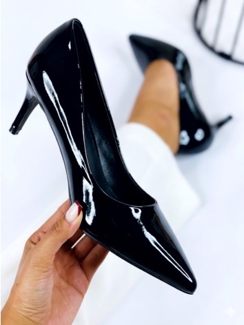 Dámske elegantné čierne lodičky