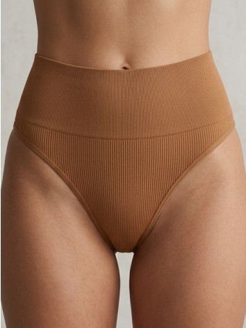 Dámske hnedé sťahovacie spodné prádlo