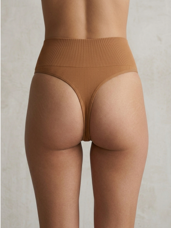 Dámske hnedé sťahovacie spodné prádlo
