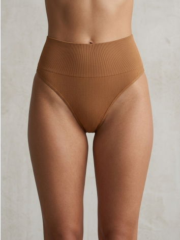 Dámske hnedé sťahovacie spodné prádlo