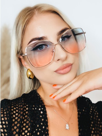 Dámske modré slnečné okuliare