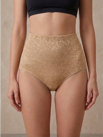 Dámske push-up sťahovacie prádlo s vysokým pásom a čipkou