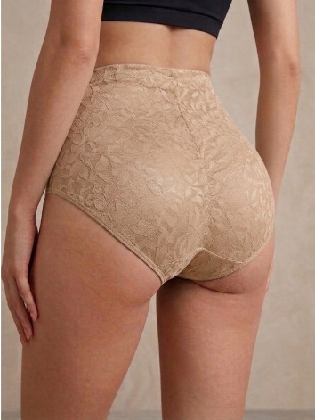 Dámske push-up sťahovacie prádlo s vysokým pásom a čipkou