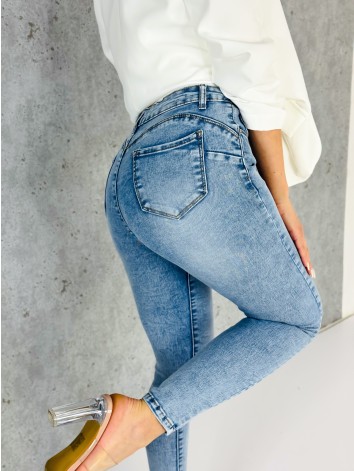 Dámske slim PUSH-up rifle s vysokým pásom Orila