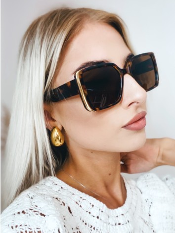 Dámske slnečné okuliare s leopardím vzorom Lora