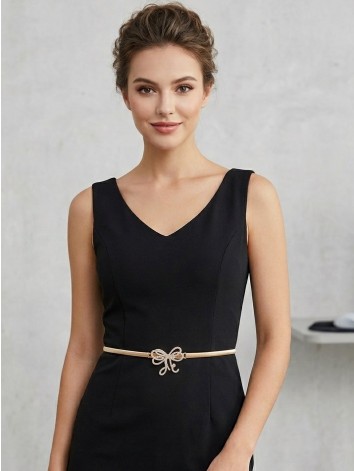 Dámsky zlatý pružný opasok M