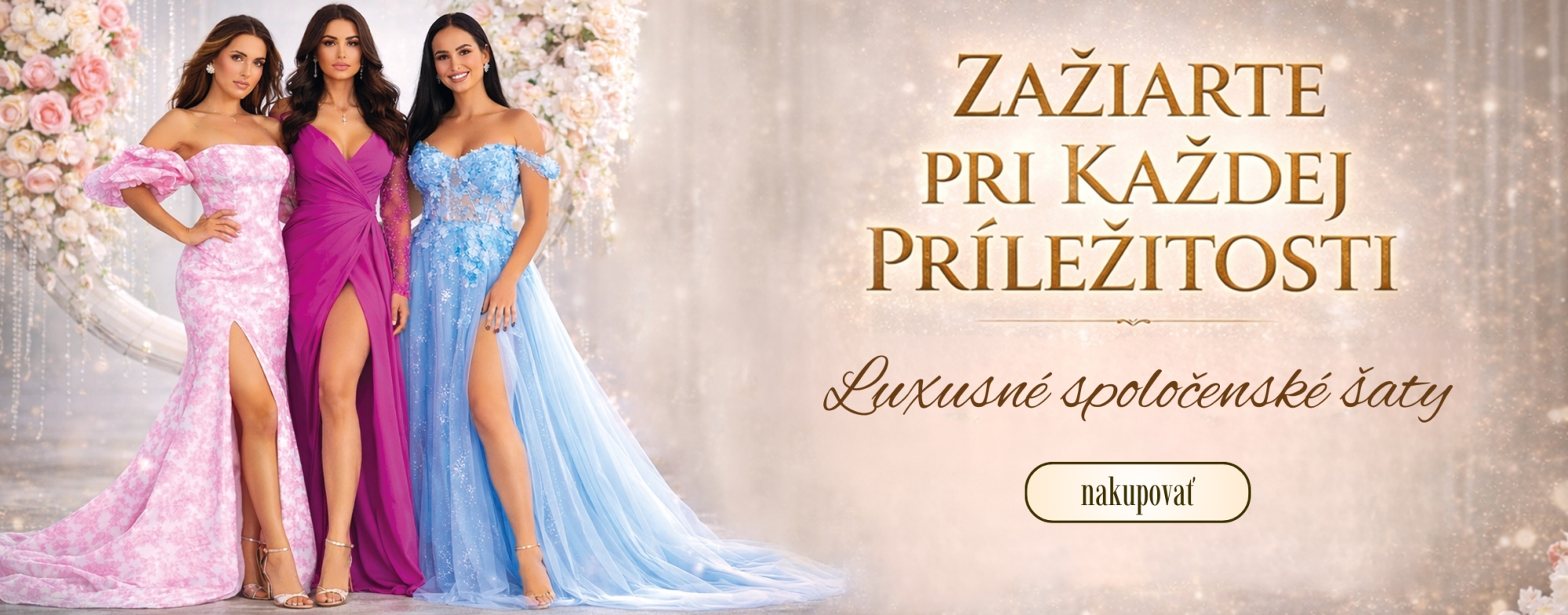 Luxusné spoločenské šaty - Webmoda.sk