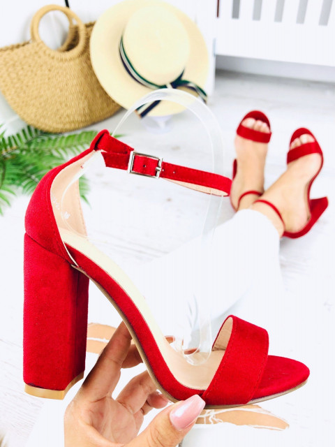 Dámske červené sandálky Melissa