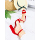 Dámske červené sandálky Melissa