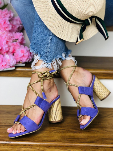 Dámske fialové sandálky Lady