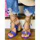 Dámske fialové sandálky Lady