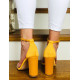 Dámske žlté sandálky Tera