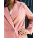 Dámsky ružový prechodný kabát