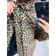 Dámska leopardia bunda