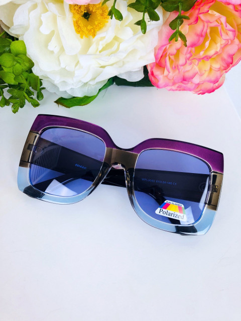 Dámske fialové slnečné okuliare