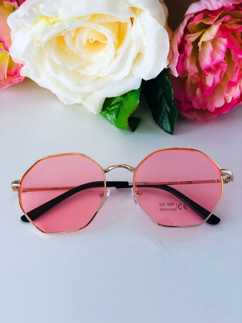 Dámske ružové slnečené okuliare