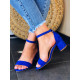 Dámske modré sandálky