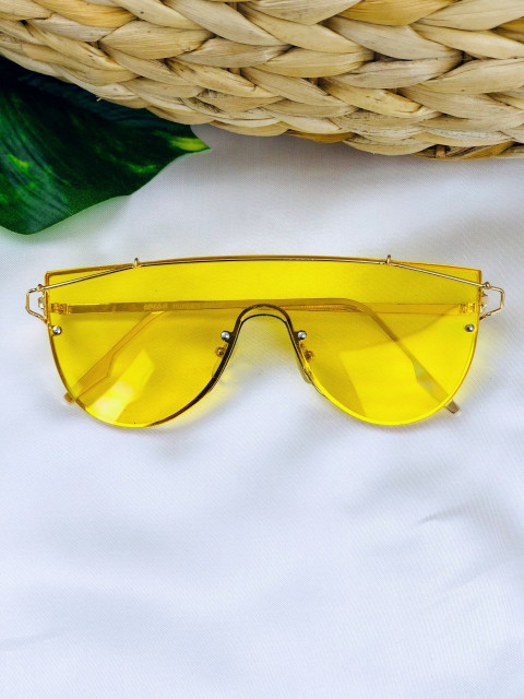 Dámske žlté slnečné okuliare