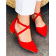 Dámske červené sandálky Jackie