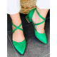 Dámske zelené sandálky Jackie