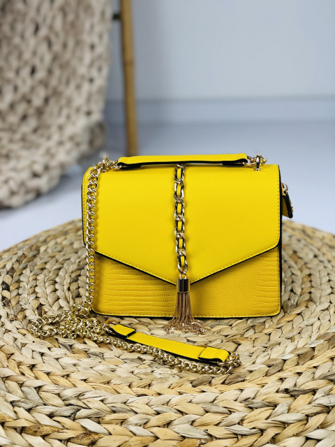 Elegantná žltá kabelka