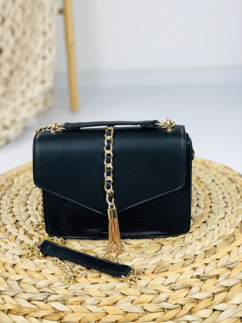 Elegantná čierna kabelka