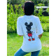 Oversize biele tričko Mickey Mouse