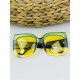 Dámske zelené slnečné okuliare s polarizačným filtrom