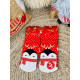 Vianočné termo červené ponožky