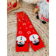 Červené vianočné termo ponožky 