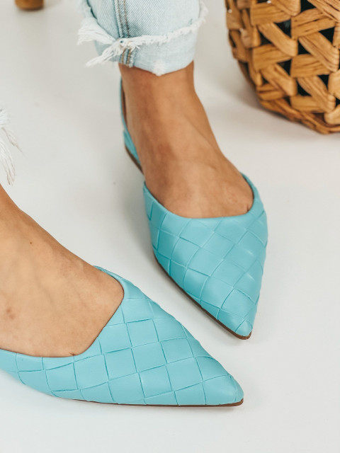 Dámske modré sandále