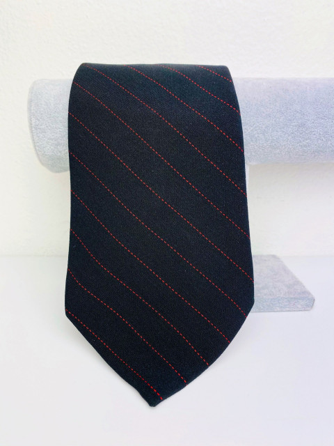 Pánska červeno-čierna kravata