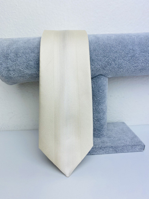 Pánska ombre maslová úzka kravata