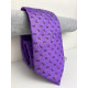 Pánska fialová kravata 5