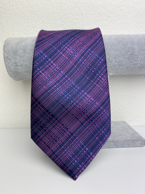 Pánska fialová kravata 6