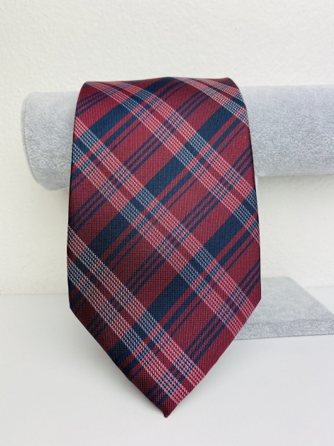 Pánska bordová kravata 4